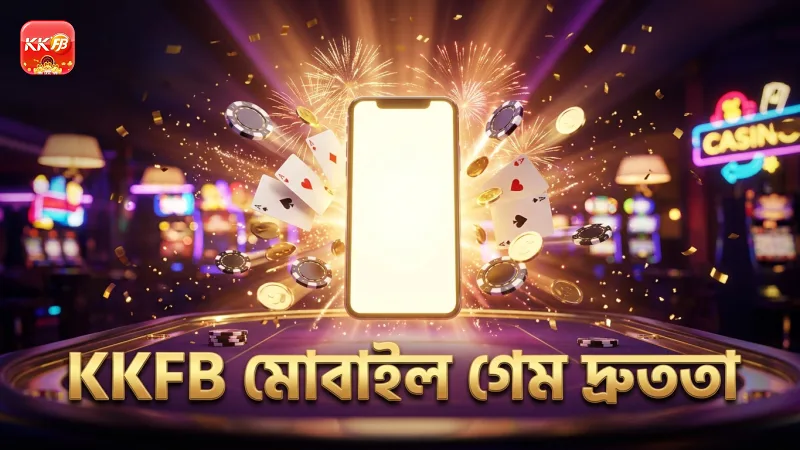 KKFB প্ল্যাটফর্মে মোবাইলে দ্রুত অন্ধার বাহার খেলার সুবিধা।