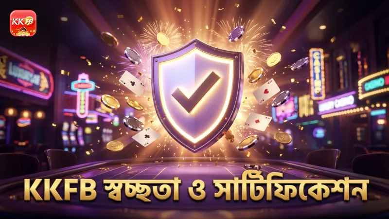 স্বচ্ছতা ও লাইভ স্টুডিও সার্টিফিকেশন KKFB গেমিংয়ে বিশ্বাস বাড়ায়।