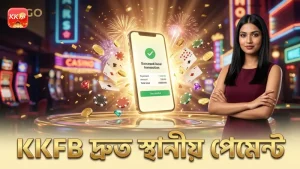 স্থানীয় পেমেন্ট ব্যবস্থায় KKFB দ্রুত ট্রানজেকশন নিশ্চিত করে।