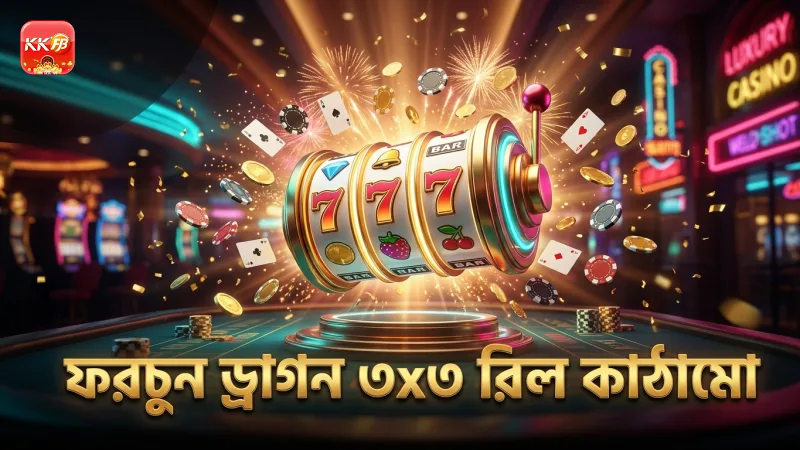 ৩x৩ রিল ফরম্যাটে ফরচুন ড্রাগনের খেলার মূল কাঠামো