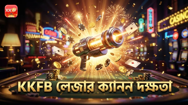 লেজার ক্যানন ব্যবহার করে বস ফিশ মারায় দক্ষতা বাড়ান KKFB তে।