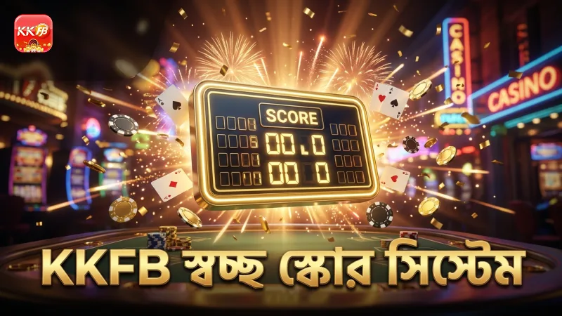 স্বচ্ছ রিয়েল-টাইম স্কোর KKFB প্লেয়ারদের আস্থা জাগায়।